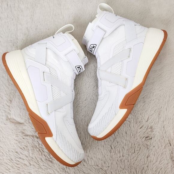 APL Super Future Hi Top Basketball Sneakers - White Gum Sole NEW M 11 W 12.5 - Picture 6 of 14